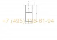 HIS-GU-12582 Направляющая профиль HIS 125х82 (6 м)
