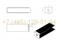 HIS-BR-M-24075 Кронштейн средний HIS M 240x75