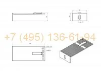 RLS-BR-M-17075 Кронштейн средний RLS M 170x75