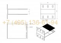HIS-BR-XL-210150 Кронштейн усиленный HIS XL 210x150