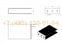 HIS-BR-L-240150 Кронштейн большой HIS L 240x150
