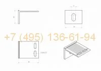 RLS-BR-S-6050 Кронштейн малый RLS S 60x50
