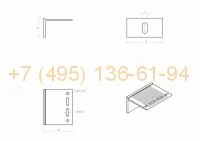 RLS-BR-M-6075 Кронштейн средний RLS M 60x75