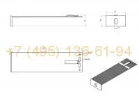 RLS-BR-M-27075 Кронштейн средний RLS M 270x75