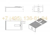 RLS-BR-M-14075 Кронштейн средний RLS M 140x75