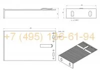 RLS-BR-L-220125 Кронштейн большой RLS L 220x125