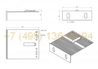 RLS-BR-L-140125 Кронштейн большой RLS L 140x125
