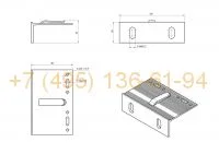 RLS-BR-L-80125 Кронштейн большой RLS L 80x125