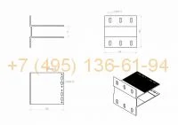 HIS-BR-XL-160150 Кронштейн усиленный HIS XL 160x150