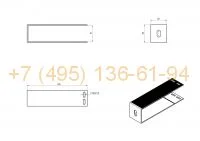 HIS-BR-S-19050 Кронштейн малый HIS S 190x50