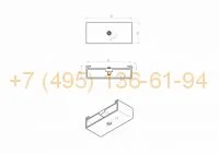 EQ-BR-SLID-H Кронштейн скользящий Салазка для кассет Type-H