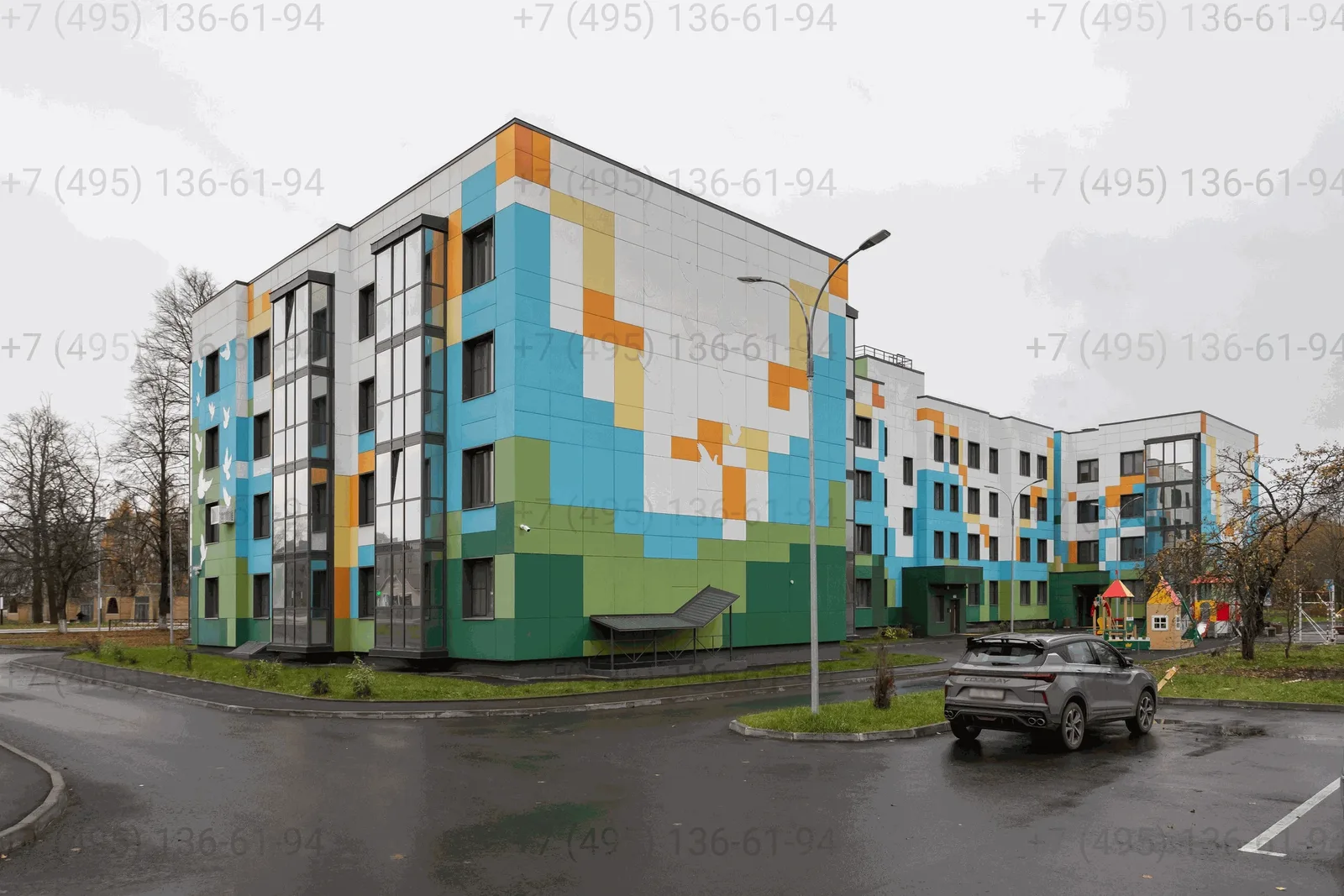 Объект в Волхове — фиброцементный фасад